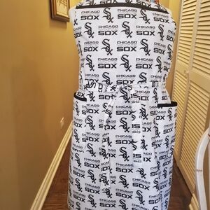 New Chicago White Sox Cotton Apron Adult Sz Hand Crafted
